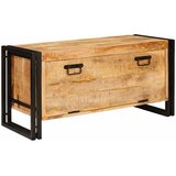 vidaXL Ormar za cipele Smeđa 90 x 38 x 45 cm masivno drvo manga | shoptok.hr