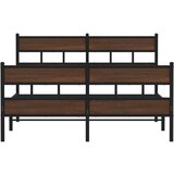 vidaXL Posteljni okvir brez vzmetnice z vzglavjem/vznožjem 140x200 cm | Shoptok.si