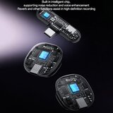 Bežični mikrofon Yesido KR21 USB-C 2-komada - crni | shoptok.hr