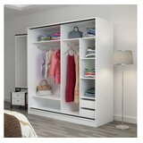 Hanah home kale - 7158 whiteanthracite wardrobe | Eponuda.com