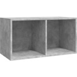 Furnova Škatla za shranjevanje plošč betonsko siva 71x34x36 cm les, (21956251) | Shoptok.si