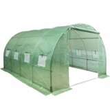  Vrtni staklenik – tunel od folije 4,5x2x2m 10m² UV-4 Premium - zeleni | shoptok.hr