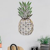 Opviq Zidna dekoracija Ananas 223, 56x24x1,5 cm, Šarena | Eponuda.ba