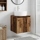  Umivaonik s policom Staro drvo 49,5 x 44,5 x 65 cm | shoptok.hr