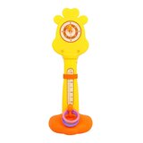  Koš za košarku s motivom žirafe + lopta i pumpa - žuta | Shoptok.si