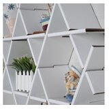 Aberto Design kartonska polica HEXBEYAZ-M, valovita, 70x67x11 cm, 4 kg, bijela | Eponuda.ba