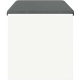  Klupa za hodnik s jastukom Bijelo 100 x 38 x 46 cm | shoptok.hr