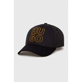 Hugo Bombažna bejzbolska kapa črna barva | Shoptok.si