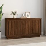 vidaXL Komoda smeđi hrast 102x35x55 cm konstruirano drvo | shoptok.hr