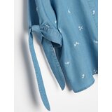 Sinsay Košulja od lyocella u svijetlom denim izgledu s vezanim rukavima | shoptok.hr