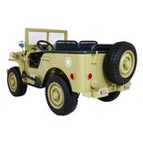  Auto na akumulator Retro Military - 4x4 - bež | shoptok.hr