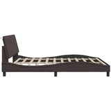  Posteljni okvir brez vzmetnice temno rjav 180x200 cm blago, (21670806) | Shoptok.si