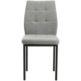 P & B STOL, kovina, tekstil siva | Shoptok.si