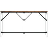 Konzolni stol boja hrasta 140x23x75 cm od konstruiranog drva | shoptok.hr