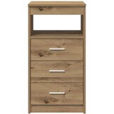  Radni stol s ormarićem Artisan hrast, inženjersko drvo | shoptok.hr