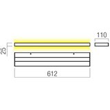  Redo 01-3555 - LED zidno svetlo SEED LED/30W/230V crno | Eponuda.com