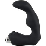 Rebel - ukrivljen vibrator za prostato (črn) | Shoptok.si