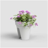 Artevasi Cvetlični lonec za ograjo iz reciklirane plastike ø 30 cm Capri – | Shoptok.si