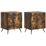  Nočna omarica 2 pcs Dimljen hrast 43 x 34,5 x 50 cm, (5000209841) | Shoptok.si
