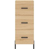 vidaXL Komoda boja hrasta sonome 34 5x34x90 cm od konstruiranog drva | shoptok.hr