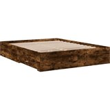 vidaXL Okvir kreveta s ladicama boja hrasta 150x200 cm drveni | shoptok.hr