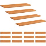 Step treads 16 kom. 110 x 30 x 2 cm Svijetlosmeđa | shoptok.hr