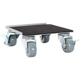 vidaXL Pohištveni valjčki 4 kosi z dvigalom 13,5x13,5x6 cm jeklo 1300 kg | Shoptok.si