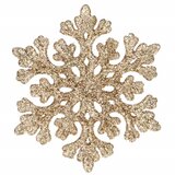 springos set božićnih ukrasa "Snježna pahulja", 6 cm, 8 komada, zlatna | shoptok.hr