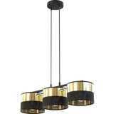  visilica na sajli lux 3xE27/15W/230V crna/zlatna | Eponuda.com