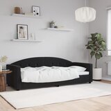  Dnevni krevet crni 80 x 200 cm baršunasti Cene