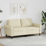  Dvosjed od tkanine krem 140 cm od umjetne kože | shoptok.hr