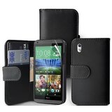  Preklopni ovitek / etui / zaščita "Wallet" za HTC Desire 816 - črni Cene