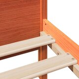 vidaXL Okvir kreveta bez madraca voštano smeđi 140x190 cm od borovine | shoptok.hr