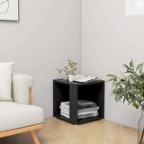 vidaXL bočni stolić crni 33 x 33 x 34,5 cm od iverice | shoptok.hr