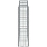  Obokana gabionska košara 3 kosi 300x50x180/200cm cinkano železo | Shoptok.si