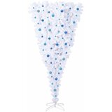  Umjetno božićno drvce s stalakom Bijelo 240 cm PVC i Čelik | shoptok.hr