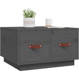  Stolić za kavu sivi 60 x 53 x 35 cm od masivne borovine | shoptok.hr