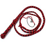Kiotos Nylon Bullwhip Black & Red 270cm | Shoptok.si