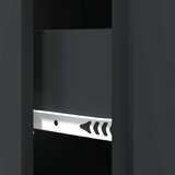  Ormar s ladicama 66 x 34,5 x 90 cm Konstruirano drvo Crna | shoptok.hr