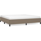 vidaXL Posteljni okvir taupe 200x200 cm blago, (20685175) Cene