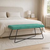  Klupa Tirkizna 110 x 40 x 45 cm Baršun | Eponuda.ba