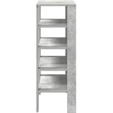  Stalak za cipele boja betona 61x32x87,5 cm konstruirano drvo | shoptok.hr