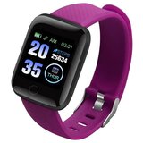 Dardanar 116plus pametna zapestnica 116S športna zapestnica D13 zapestnica merjenje srčnega utripa krvni tlak Bluetooth športna ura - vijolična, (21156611) | Shoptok.si