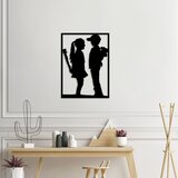 Wallity Zidna dekoracija Banksy-6, 69x51 cm, 1.5 mm, Crna Cene