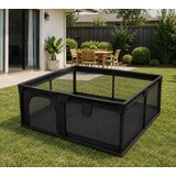 Delunaro prostrana dečija ogradica za igru 180x200x65cm ( KLK2613-Black ) Cene