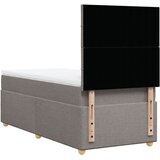  Krevet s oprugama i madracem smeđesivi 90x190 cm od tkanine | shoptok.hr