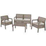  Set delano sto/dve stolice/sofa cappuccino/sand | ePonuda.com