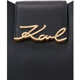 Karl Lagerfeld Torba za čez ramo črna | Shoptok.si