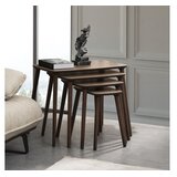Hanah home Club set stolova Luci, 4 dijela, boja oraha | Eponuda.ba