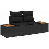  Vrtni kauč Crna 184 x 62 x 85cm poliratan | shoptok.hr